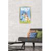Bluey – Hug Wall Poster, 22.4L” x 14.7W”, Barnwood Framed Version(Gold Framed Version)