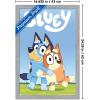 Bluey – Hug Wall Poster, 22.4L” x 14.7W”, Barnwood Framed Version(Gray Framed Version)