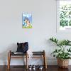 Bluey – Hug Wall Poster, 22.4L” x 14.7W”, Barnwood Framed Version(Premium Unframed Version)