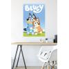 Bluey – Hug Wall Poster, 22.4L” x 14.7W”, Barnwood Framed Version(Unframed Version)
