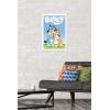 Bluey – Hug Wall Poster, 22.4L” x 14.7W”, Barnwood Framed Version(White Framed Version)