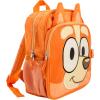 Bluey Bingo Backpack for Girls & Boys for Kindergarten & Elementary School, 12 Inch, Plush with 3D Ears & Appliques, Adjustable Straps & Padded Back, Lightweight Travel Bag for Kids(Brown Bingo)