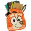 Bluey Bingo Backpack for Girls & Boys for Kindergarten & Elementary School, 12 Inch, Plush with 3D Ears & Appliques, Adjustable Straps & Padded Back, Lightweight Travel Bag for Kids(Brown Bingo)