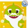 Bluey Canvas Wall Art – 4-Piece Set for Kids’ Room Décor, Each Print 12″x12″, Colorful and Fun Artwork for Bedroom, Nursery, or Playroom(Baby Shark)