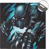 Bluey Canvas Wall Art – 4-Piece Set for Kids’ Room Décor, Each Print 12″x12″, Colorful and Fun Artwork for Bedroom, Nursery, or Playroom(Black Panther)