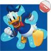 Bluey Canvas Wall Art – 4-Piece Set for Kids’ Room Décor, Each Print 12″x12″, Colorful and Fun Artwork for Bedroom, Nursery, or Playroom(Mickey Mouse)
