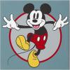 Bluey Canvas Wall Art – 4-Piece Set for Kids’ Room Décor, Each Print 12″x12″, Colorful and Fun Artwork for Bedroom, Nursery, or Playroom(Mickey Mouse Mickey Vibes)