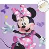 Bluey Canvas Wall Art – 4-Piece Set for Kids’ Room Décor, Each Print 12″x12″, Colorful and Fun Artwork for Bedroom, Nursery, or Playroom(Minnie Mouse / Purple)
