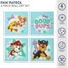 Bluey Canvas Wall Art – 4-Piece Set for Kids’ Room Décor, Each Print 12″x12″, Colorful and Fun Artwork for Bedroom, Nursery, or Playroom(Paw Patrol Good Pups)