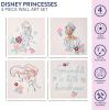 Bluey Canvas Wall Art – 4-Piece Set for Kids’ Room Décor, Each Print 12″x12″, Colorful and Fun Artwork for Bedroom, Nursery, or Playroom(Princess Sprinkle Kindness)