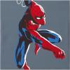 Bluey Canvas Wall Art – 4-Piece Set for Kids’ Room Décor, Each Print 12″x12″, Colorful and Fun Artwork for Bedroom, Nursery, or Playroom(Spiderman Amazing Power & Responsibility)