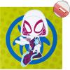 Bluey Canvas Wall Art – 4-Piece Set for Kids’ Room Décor, Each Print 12″x12″, Colorful and Fun Artwork for Bedroom, Nursery, or Playroom(Spidey and his Amazing Friends)
