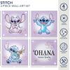 Bluey Canvas Wall Art – 4-Piece Set for Kids’ Room Décor, Each Print 12″x12″, Colorful and Fun Artwork for Bedroom, Nursery, or Playroom(Stitch)