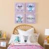 Bluey Canvas Wall Art – 4-Piece Set for Kids’ Room Décor, Each Print 12″x12″, Colorful and Fun Artwork for Bedroom, Nursery, or Playroom(Stitch)
