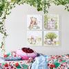 Bluey Canvas Wall Art – 4-Piece Set for Kids’ Room Décor, Each Print 12″x12″, Colorful and Fun Artwork for Bedroom, Nursery, or Playroom(Winnie The Pooh)
