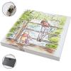 Bluey Canvas Wall Art – 4-Piece Set for Kids’ Room Décor, Each Print 12″x12″, Colorful and Fun Artwork for Bedroom, Nursery, or Playroom(Winnie The Pooh)