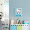 Bluey Canvas Wall Art and Décor with 3D Tufting,Kids Bedroom or Playroom Wall Decoration, 11″ W x 15″ H(Hello Kitty Blue Tufting)