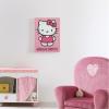 Bluey Canvas Wall Art and Décor with 3D Tufting,Kids Bedroom or Playroom Wall Decoration, 11″ W x 15″ H(Hello Kitty Pink Tufting)