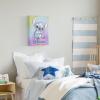 Bluey Canvas Wall Art and Décor with 3D Tufting,Kids Bedroom or Playroom Wall Decoration, 11″ W x 15″ H(Lilo and Stitch)