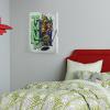 Bluey Canvas Wall Art and Décor with 3D Tufting,Kids Bedroom or Playroom Wall Decoration, 11″ W x 15″ H(Ninja Turtles)