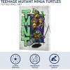 Bluey Canvas Wall Art and Décor with 3D Tufting,Kids Bedroom or Playroom Wall Decoration, 11″ W x 15″ H(Ninja Turtles)