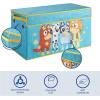 Bluey Collapsible Storage Trunk Durable Fabric Chest with Soft Lid, 28.5″x14.5″x16″,Kids Room Organizer(Bluey)