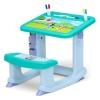 Bluey Draw and Play Desk by Delta Children – Includes 10 Markers and Coloring Book, Blue(Bluey)