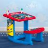 Bluey Draw and Play Desk by Delta Children – Includes 10 Markers and Coloring Book, Blue(Mickey Mouse)