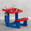 Bluey Draw and Play Desk by Delta Children – Includes 10 Markers and Coloring Book, Blue(Spider-Man)