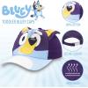 Bluey Hat Toddler Baseball Cap – Cute Hat for Kids, Adjustable Toddler Ball Cap, Bingo, Bandit(Bluey)