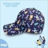 Bluey Hat Toddler Baseball Cap – Cute Hat for Kids, Adjustable Toddler Ball Cap, Bingo, Bandit(Multicolor)