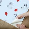 Bluey Keepy Uppy White Peel and Stick Wallpaper, RMK12801PLW(Blue)