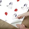 Bluey Keepy Uppy White Peel and Stick Wallpaper, RMK12801PLW(White)