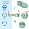 Bluey Pop-Up Hamper with Carry Handles – 21″ x 13.5″, Bluey and Bingo Design, Lightweight & Collapsible Laundry Basket for Kids’ Bedroom, Bathroom, or Playroom(Cocomelon)
