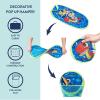 Bluey Pop-Up Hamper with Carry Handles – 21″ x 13.5″, Bluey and Bingo Design, Lightweight & Collapsible Laundry Basket for Kids’ Bedroom, Bathroom, or Playroom(Ryans World)