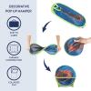 Bluey Pop-Up Hamper with Carry Handles – 21″ x 13.5″, Bluey and Bingo Design, Lightweight & Collapsible Laundry Basket for Kids’ Bedroom, Bathroom, or Playroom(Pixar Lightyear)