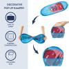 Bluey Pop-Up Hamper with Carry Handles – 21″ x 13.5″, Bluey and Bingo Design, Lightweight & Collapsible Laundry Basket for Kids’ Bedroom, Bathroom, or Playroom(CARS SHIFTING GEARS)