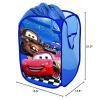 Bluey Pop-Up Hamper with Carry Handles – 21″ x 13.5″, Bluey and Bingo Design, Lightweight & Collapsible Laundry Basket for Kids’ Bedroom, Bathroom, or Playroom(Cars)