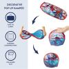 Bluey Pop-Up Hamper with Carry Handles – 21″ x 13.5″, Bluey and Bingo Design, Lightweight & Collapsible Laundry Basket for Kids’ Bedroom, Bathroom, or Playroom(Spidey and His Amazing Friends)