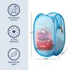 Bluey Pop-Up Hamper with Carry Handles – 21″ x 13.5″, Bluey and Bingo Design, Lightweight & Collapsible Laundry Basket for Kids’ Bedroom, Bathroom, or Playroom(CARS SHIFTING GEARS)