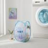 Bluey Pop-Up Hamper with Carry Handles – 21″ x 13.5″, Bluey and Bingo Design, Lightweight & Collapsible Laundry Basket for Kids’ Bedroom, Bathroom, or Playroom(Stitch)