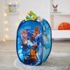 Bluey Pop-Up Hamper with Carry Handles – 21″ x 13.5″, Bluey and Bingo Design, Lightweight & Collapsible Laundry Basket for Kids’ Bedroom, Bathroom, or Playroom(Space Jam)