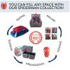 Bluey Pop-Up Hamper with Carry Handles – 21″ x 13.5″, Bluey and Bingo Design, Lightweight & Collapsible Laundry Basket for Kids’ Bedroom, Bathroom, or Playroom(Spiderman / Blue)