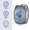 Bluey Pop-Up Hamper with Carry Handles – 21″ x 13.5″, Bluey and Bingo Design, Lightweight & Collapsible Laundry Basket for Kids’ Bedroom, Bathroom, or Playroom(Black Panther)