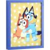 Bluey & Bingo LED Dual Wall Art,Kids Room Décor, Official Bluey Cartoon Print, Colorful Framed Artwork for Playroom, Nursery, or Bedroom,9.5″x11.5″