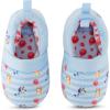 Bluey & Bingo Plush Kids Slippers – Cozy Slip-On Aline Slippers for Boys & Girls Featuring, Bandit, Chilli & Bingo(Blue)