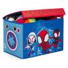 Delta Children – Bluey 4-Piece Toddler Room-in-a-Box Set – Includes Sleep and Play Toddler Bed, Table, 1 Chair and Fabric Toy Box, Blue(Marvel Spidey and His Amazing Friends)