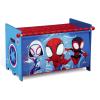 Delta Children Bluey 3-Piece Toddler Playroom Set – Includes Table, Chair and Toy Box, Blue(Marvel Spidey and His Amazing Friends)