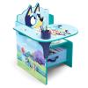 Delta Children Bluey Chair Desk with Storage Bin – Greenguard Gold Certified, Blue(Bluey)