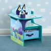 Delta Children Bluey Chair Desk with Storage Bin – Greenguard Gold Certified, Blue(Bluey)